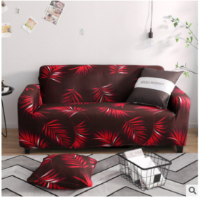 Printed Sofa Cushion Sofa Cover Sofa Cover (Option: R-4 seater)