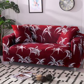 Printed Sofa Cushion Sofa Cover Sofa Cover (Option: D-3 seater)