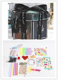 Surprise Explosion Box DIY Handmade Scrapbook Photo Album Gift Box for Valentine Gift (Option: QC with tools)