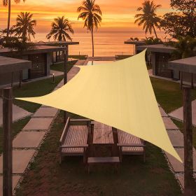 Artpuch 18'X26'Customize Sand Sun Shade Sail Commercial Standard UV Block 185 GSM, Water and Air Permeable, Heavy Duty (size: 19'X28')